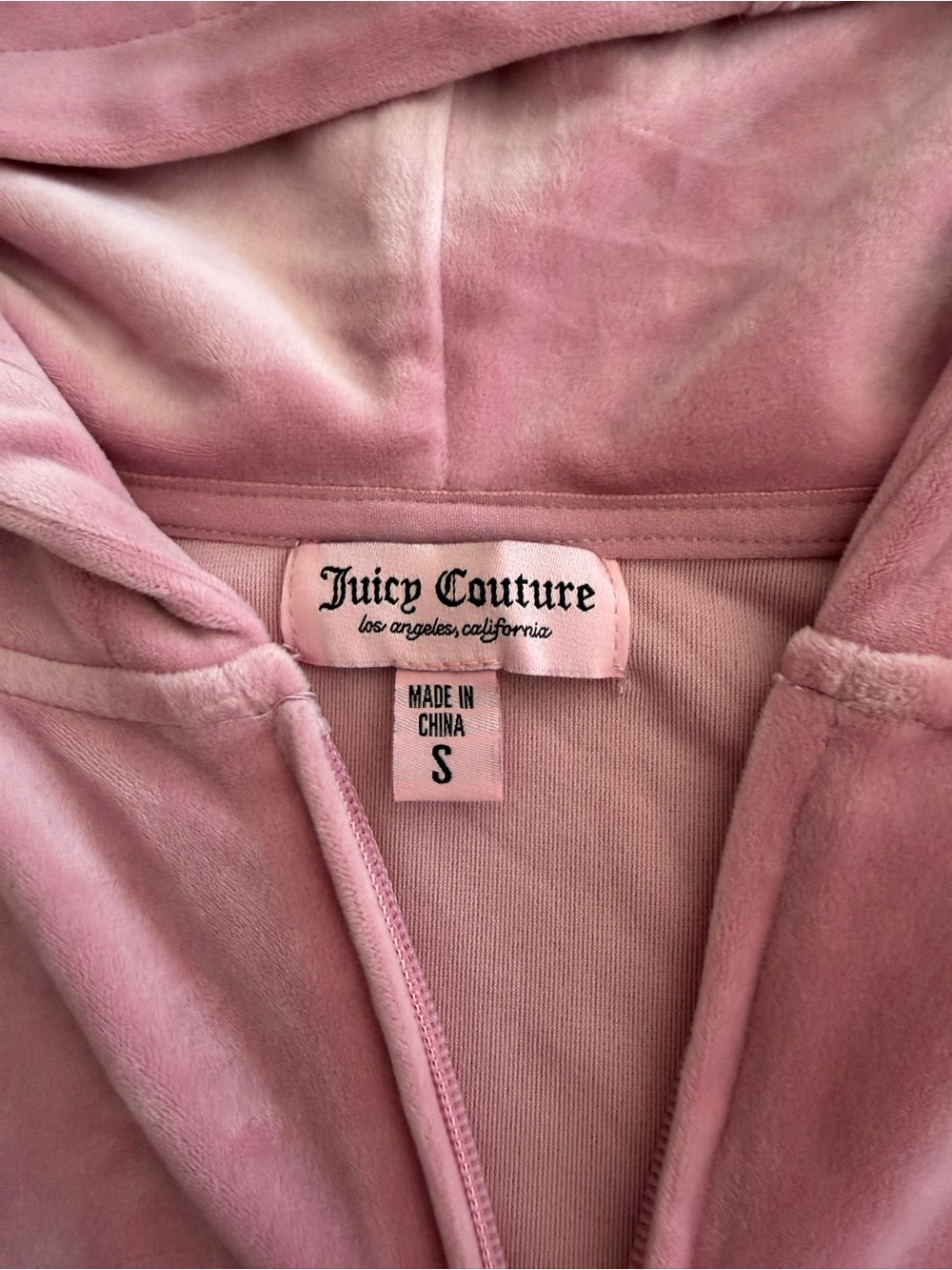 Juicy Couture OG Luxe Pink Velour Rhinestone Logo Tracksuit Set - Picture 10 of 12